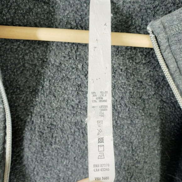 Alo Yoga Gray Mock Neck Zip Up Hoodie Women's Size Small Gray - Picture 4 of 7